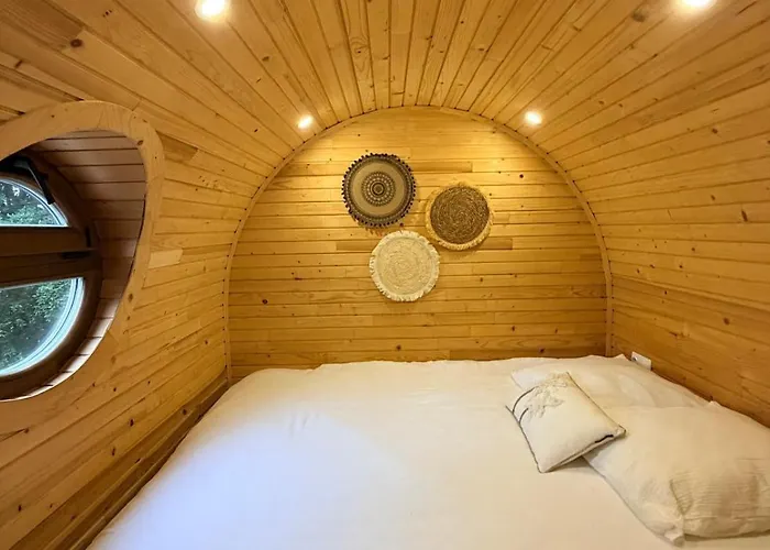 Roulotte Atypique - Vue - Ecrin De Nature Apartment Cauro